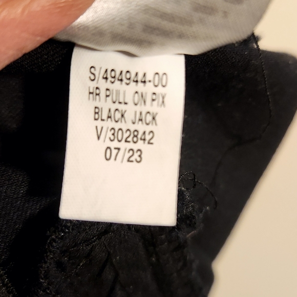 Old Navy | Women's Classic Black Pixie High Waist Wide Leg Pants (Size XL Tall) - Picture 10 of 13